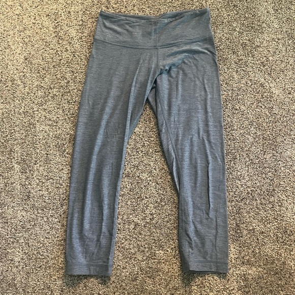 lululemon athletica Pants - Lululemon light blue leggings. Light blue color. Lightly used. Size medium.